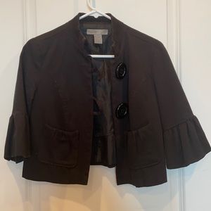 Mandee Cropped Twee Blazer